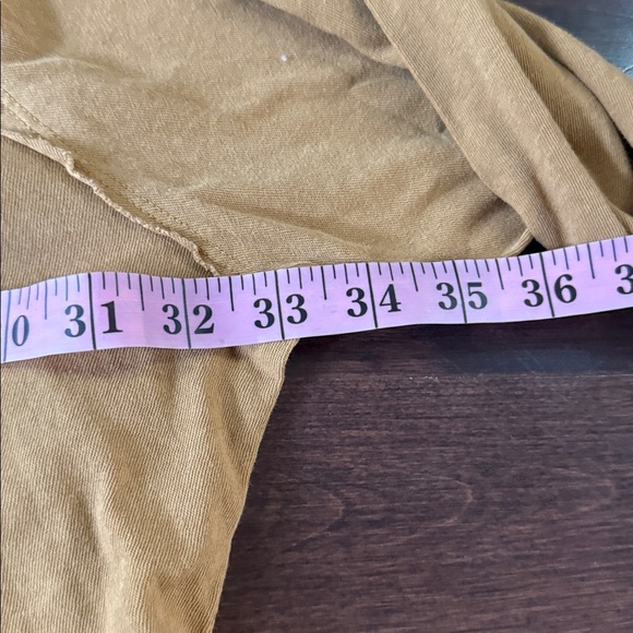 NWT We The Free Gold Oversized Long Sleeve Blouse sz S - Picture 6 of 7